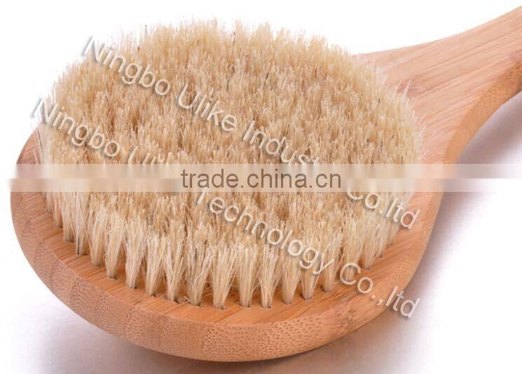 Professional natural bamboo bath brush /bamboo body brush