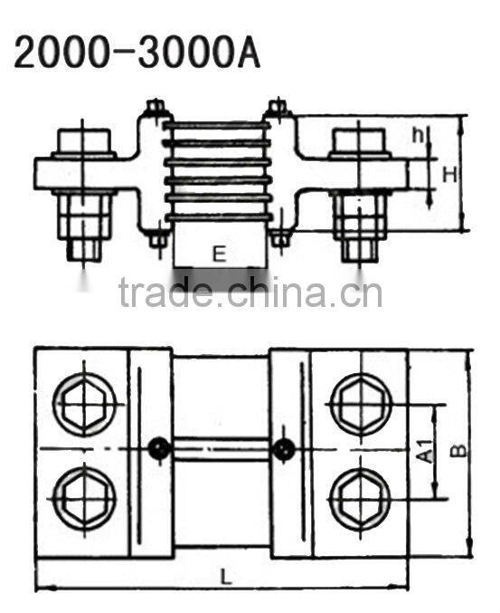 Russia type FL-13 series Shunt,class 0.5, 3000A/75mV