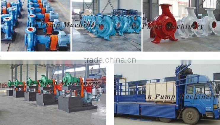Horizontal end suction centrifugal water pump