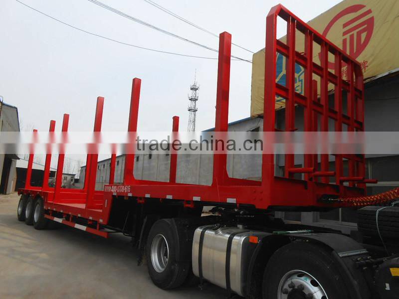 Jining wood transportation semi trailer timber trailer truck