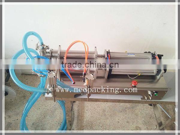 10-300ml Double Heads Pneumatic Shampoo Cream Honey Filling Machine