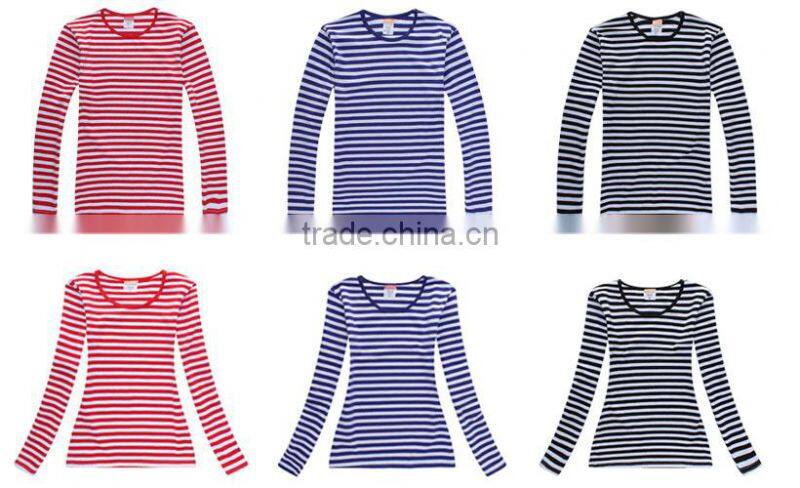 2015 new fashion wholesale custom black and yellow and red striped shirt for men women child