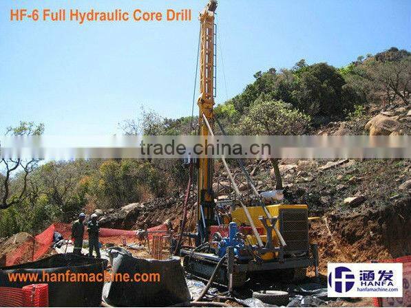 Professional wireline coring ~ HF-6 mining core drill rig for taking rock samples