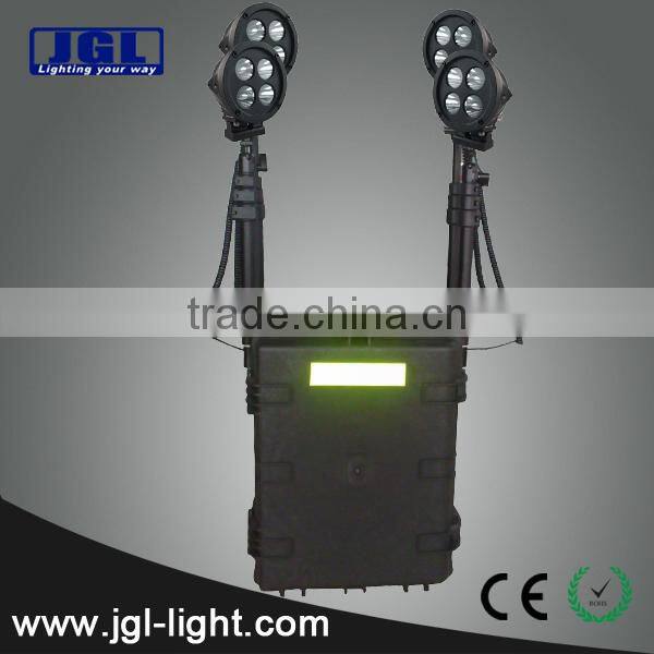 Guangzhou portable power source ems police equipment RLS-72w portable led remote area lighting system military police equipment