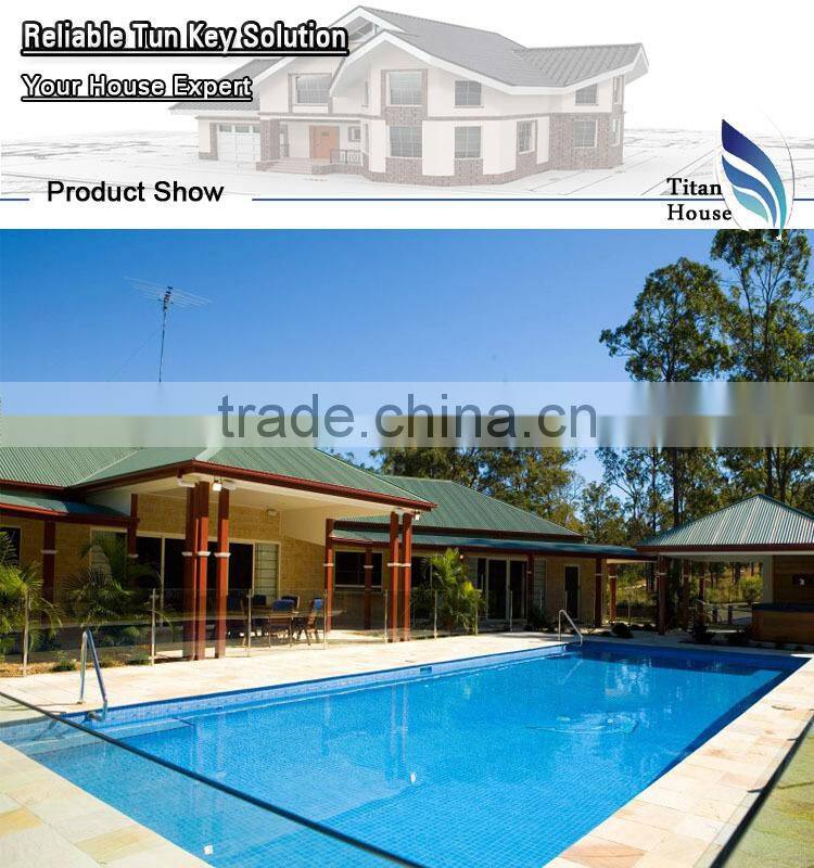 Galvanized Steel Prefab Pool House With Floor Plans