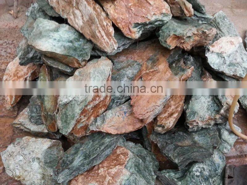 Nephrite jade Boulders blocks sliced