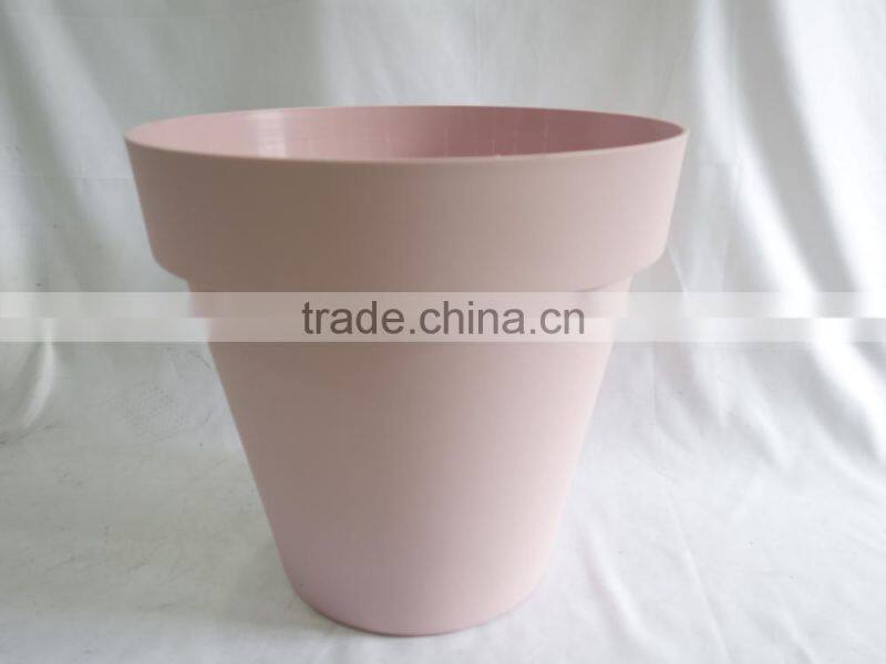 Large size plastic planter pot paint design new products