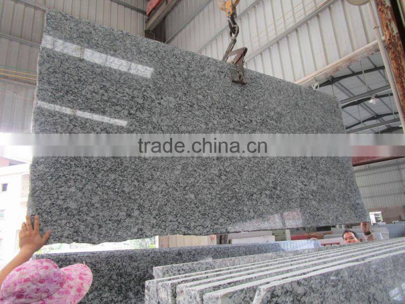 Chinese Spoondrift white Spray white granite