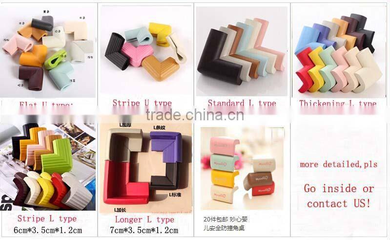 M025 safety baby product plastic stripe L corner edge guard