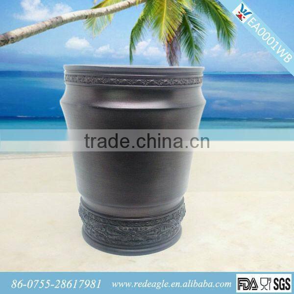EA0001WB European style black antique waste basket