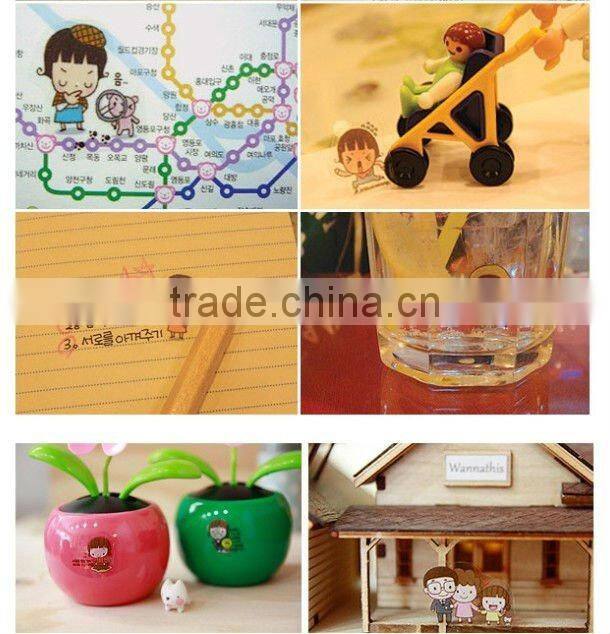 Supply fashion cute cartoon mobile phone DIY sticker