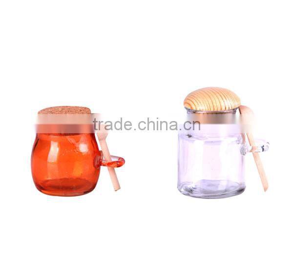 small glass condiment set