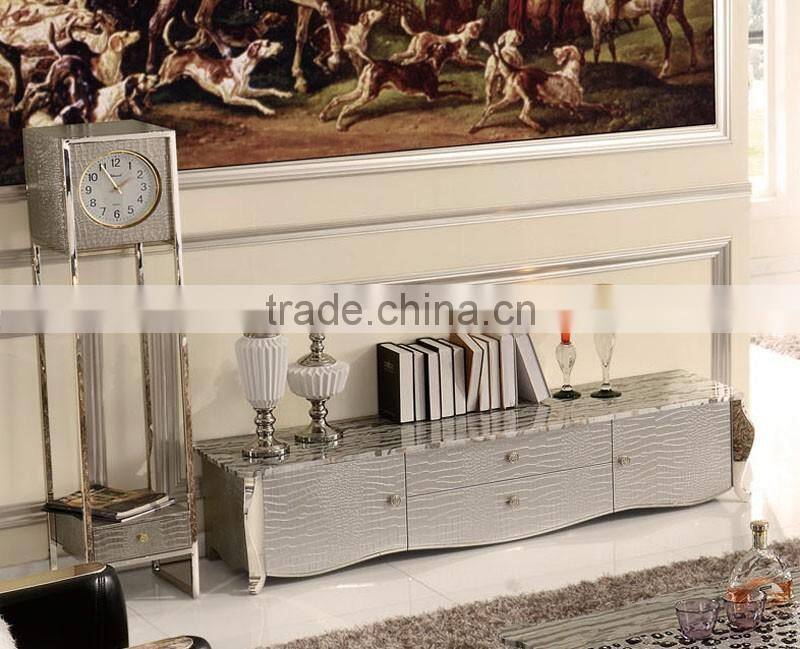 factory price luxury living room furniture tv wall unit/table/cabinets E103