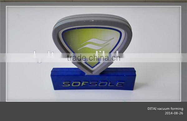 HIPS sheet for advertising, packing and vacuum forming