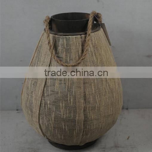 Chinese Candle Lantern With Linen
