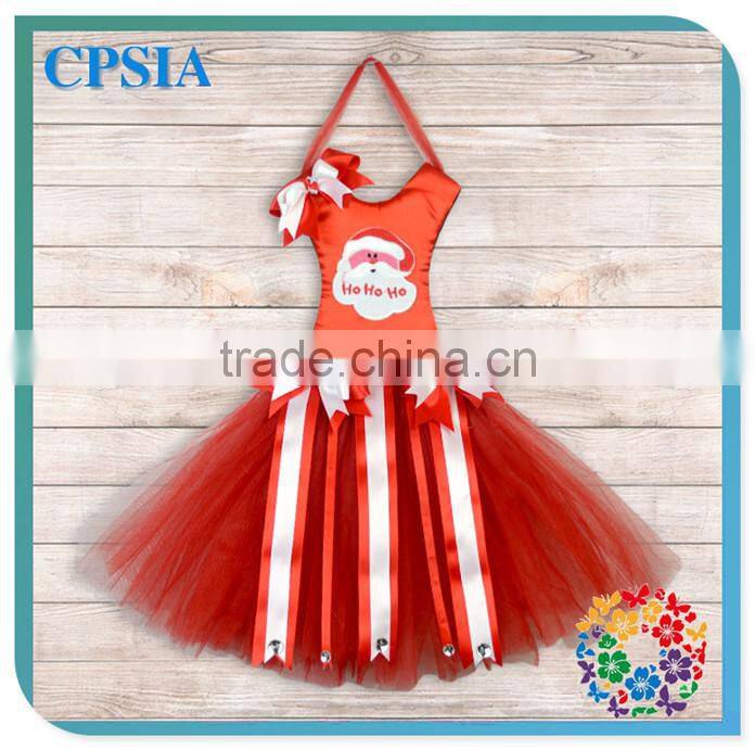 Snowflake Decoration ribbon bow holder Tulle Pettiskirt Cute Party Tutus dresses Fashion Accessory for Boutique