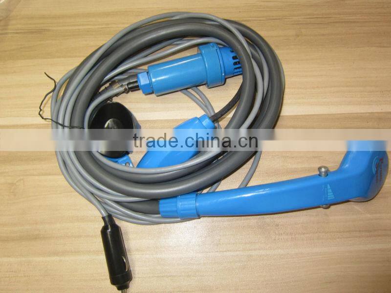 Hotsale Electric Trigger Sprayer Shower Set Outdoor camping shower