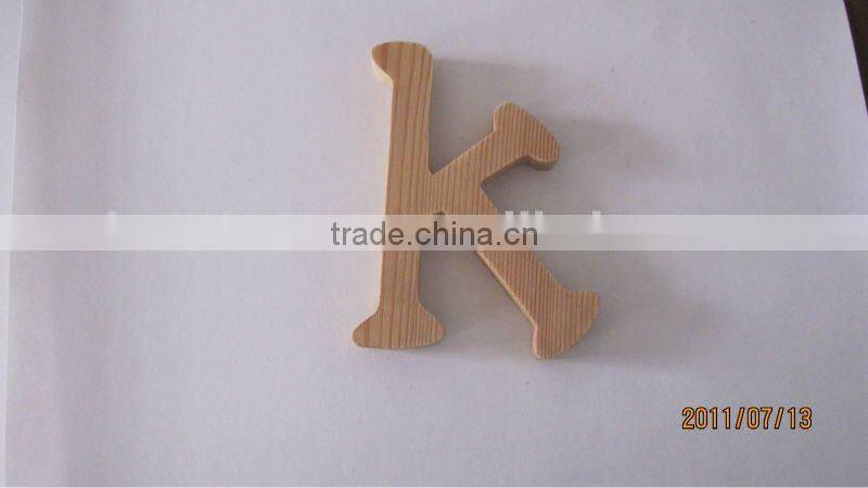 whosesale decorative cheap wooden alphabet letters for crafts
