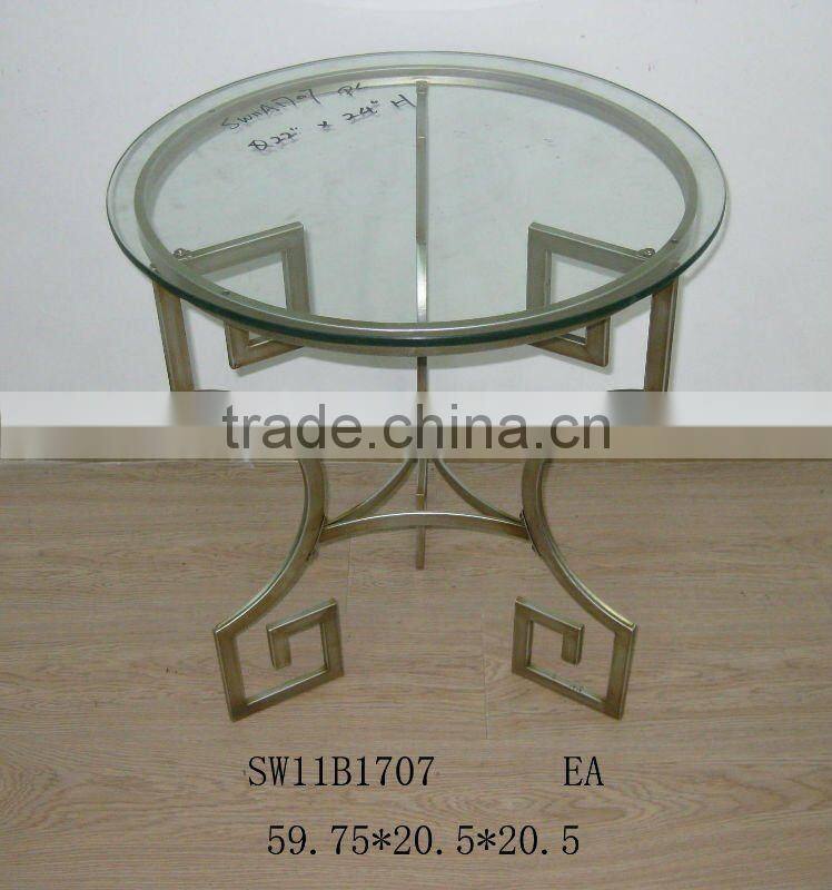 Transparent coffee table