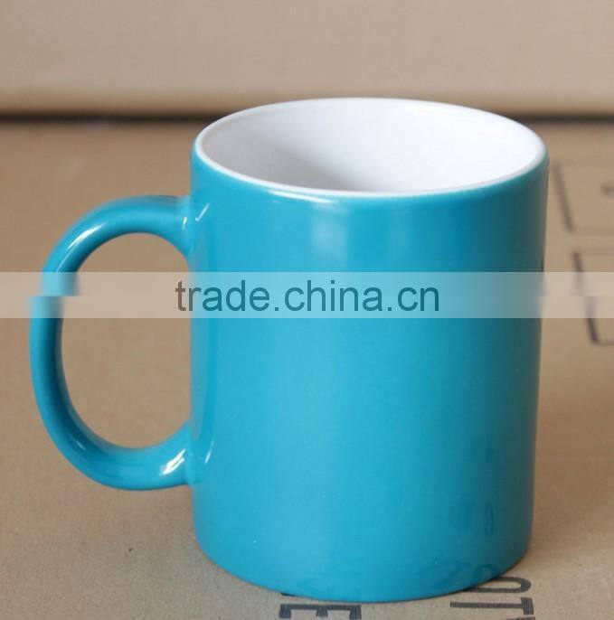 customized cylinder ceramic coffee mug