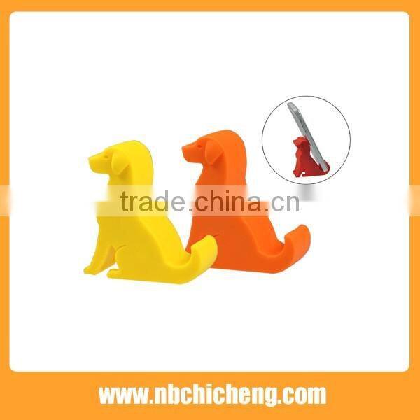 Dog Silicone Phone Holde, Silicone Smart Phone Desktop Stand Holder