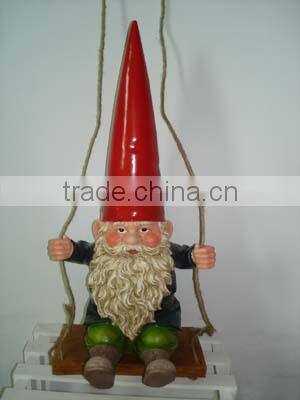 Polyresin Labor Dwarf Decorative Garden Statue