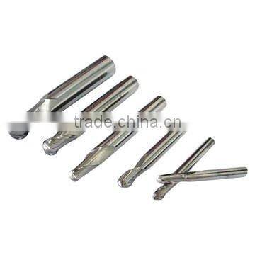 Solid Carbide Two Flute Spiral Ball Nose bit