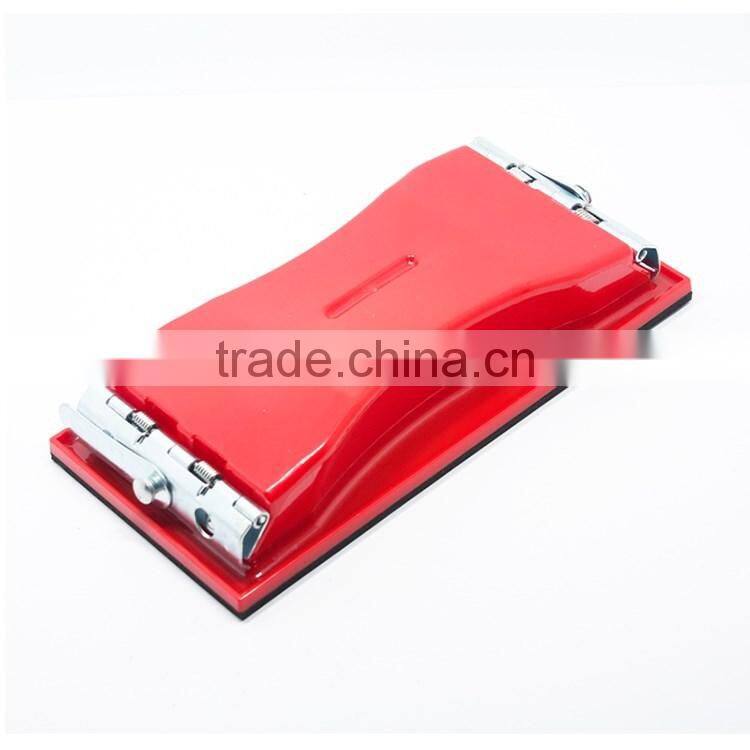 Metal abrasive sanding block for sand paper