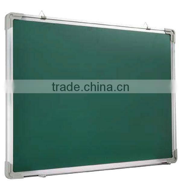2013 hot selling magnetic shcool green chalk board with aluminium frame