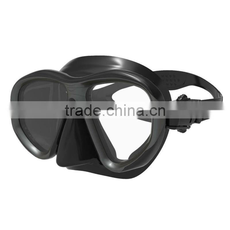 New Proffessional TEMPERED GLASS ,Diving Mask,face plates(MK-2400)