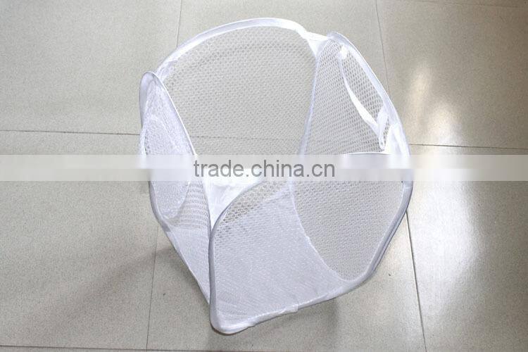 High quality folding mesh laundry basket
