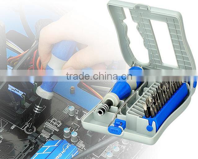 29 in 1 interchangeable screwdriver set extension shaft tweezer precision manual repair hardware multi purpose tool kit