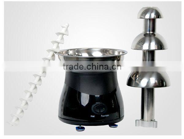 CHOCOLAZI ANT-8050 Auger 3 tiers stainless steel Home wireless chocolate fountain