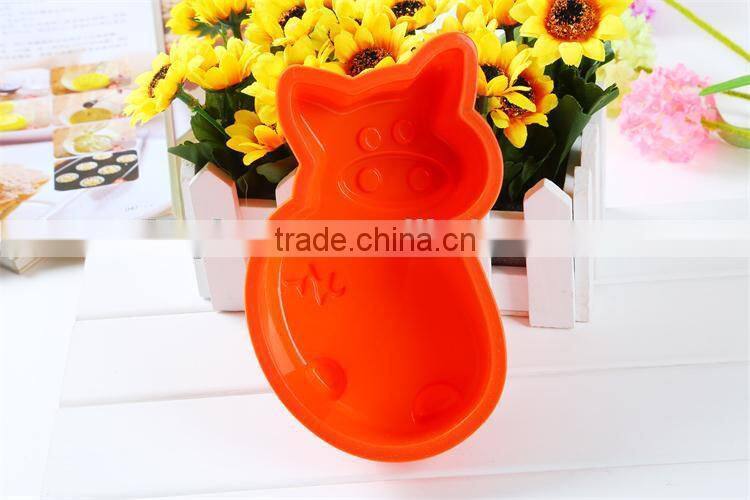 Chocolate pig silicone mould,cup cake mould,cup cake decoration