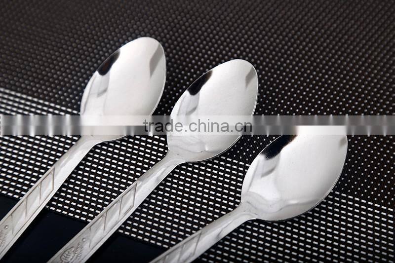 Natural color measuring spoon Stainless Steel Hotel Cutlery