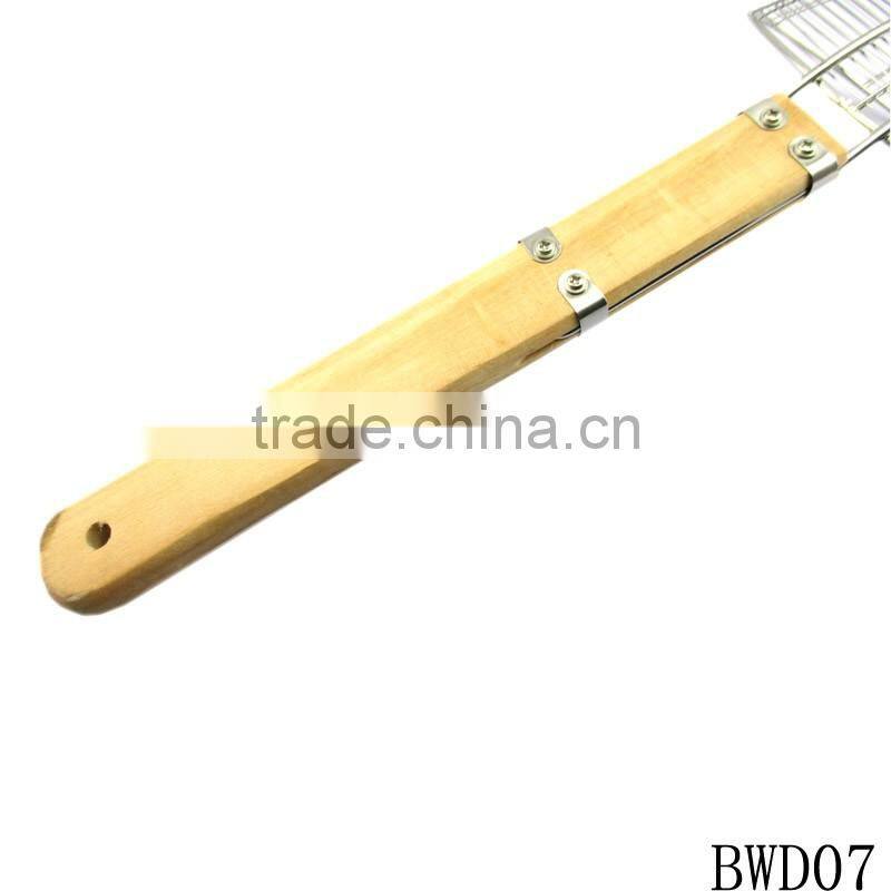 Stainless steel Fry strainer with wooden handle