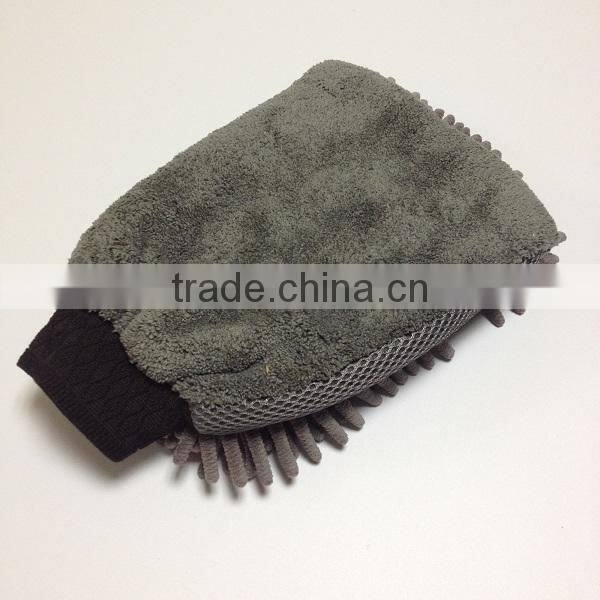 chenille magic microfiber car waterproof fingerless gloves