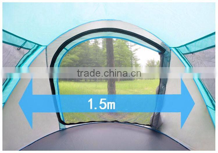 automatic 2 second pop up style outdoor camping single layer 2-3 person family water proof tent
