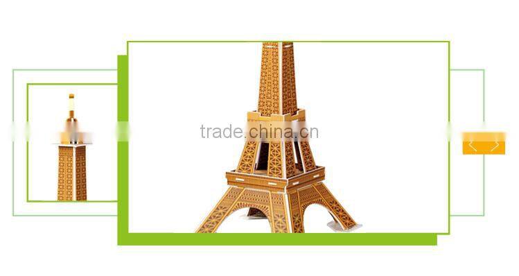 wholesale kids intelligence toys diy world architecture 3d puzzle