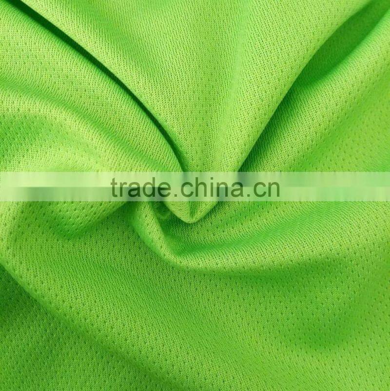 polyester plain bird eye mesh fabric for sportswear, shoe combo, athletic accessories cheap mesh