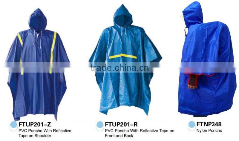 reusable waterproof pvc poncho cheap poncho