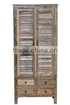 Retro Wooden Wardrobe
