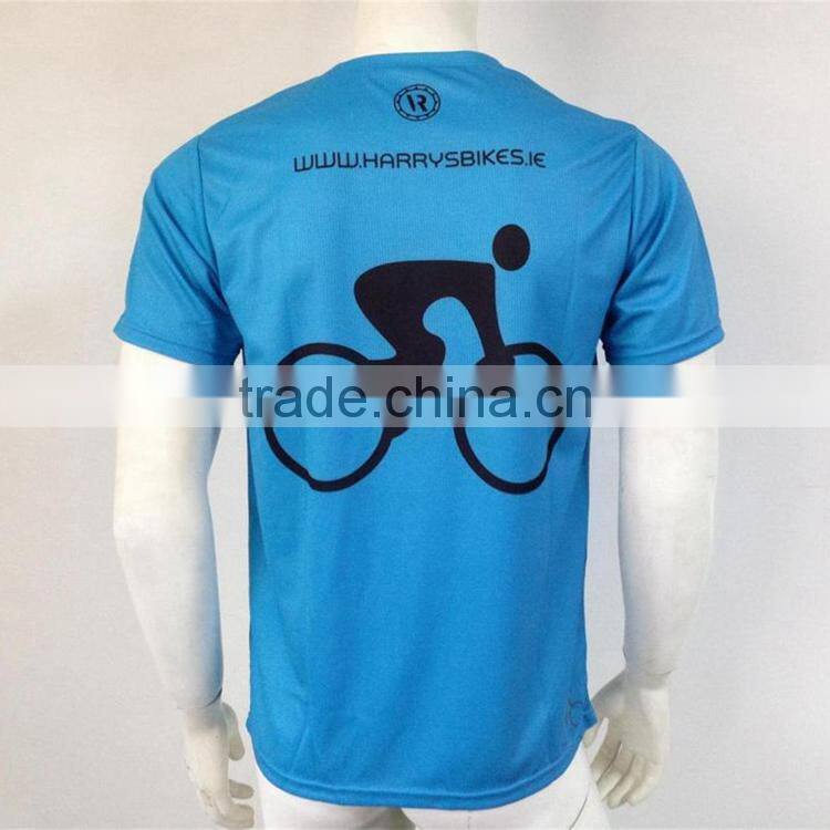 Wholesale Custom made quick dry sublimation coolmax running t shirts