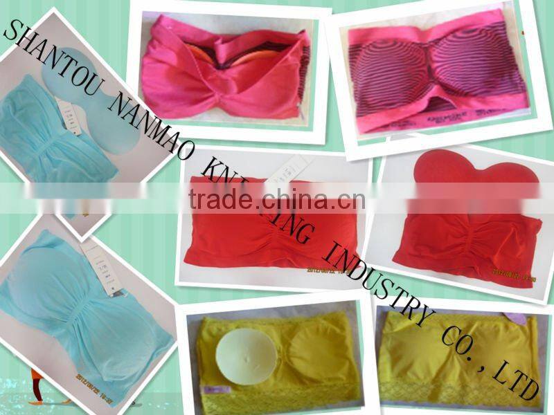 Ladies Sexy Seamless Tube Bra