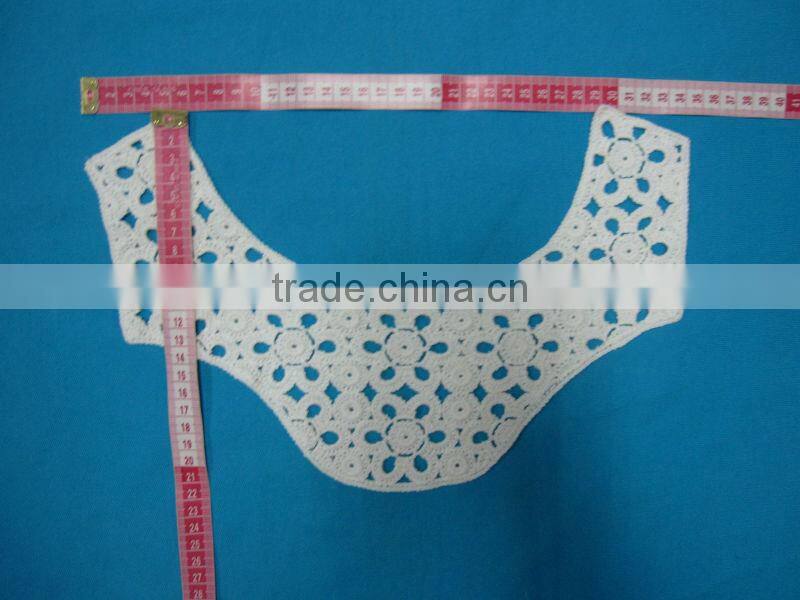 Wholesale white crochet cotton detached collar beaded pattern
