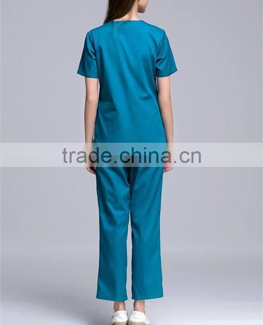 Good quality OEM customized women nurse uniform designs hospital use