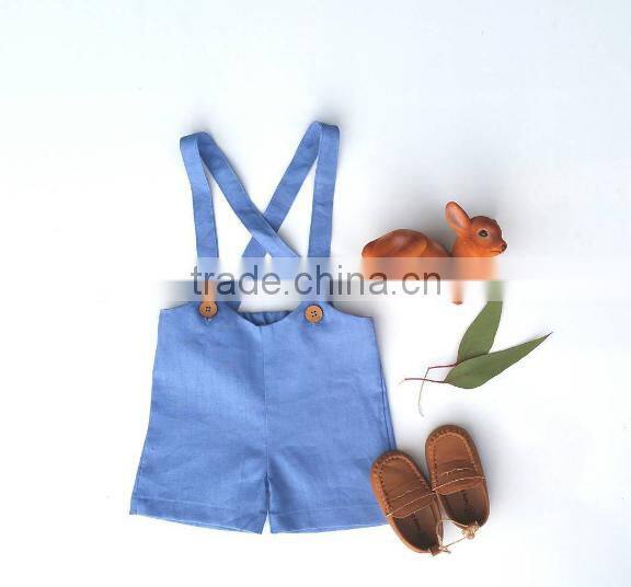 Suspender Shorts Baby Clothes Plain Color Apparel Kids Clothing Wholesale