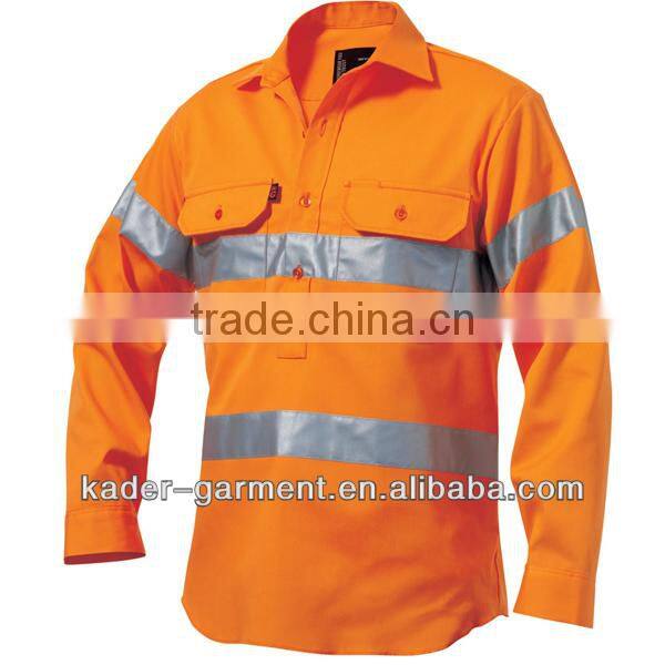 high visibility safety workwear reflective jacket