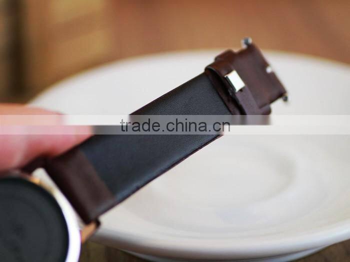 2016 Colorful Geneva Leather Casual Quartz Watch Student Wrist Watch