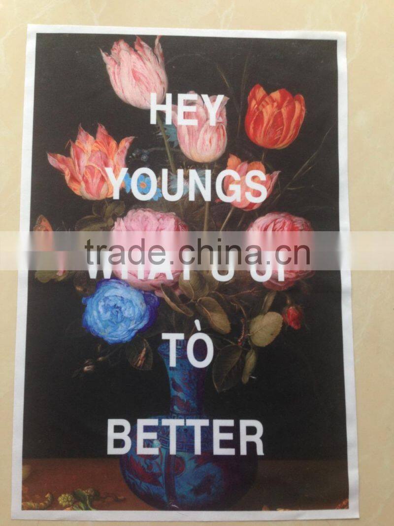 printed hanging banner